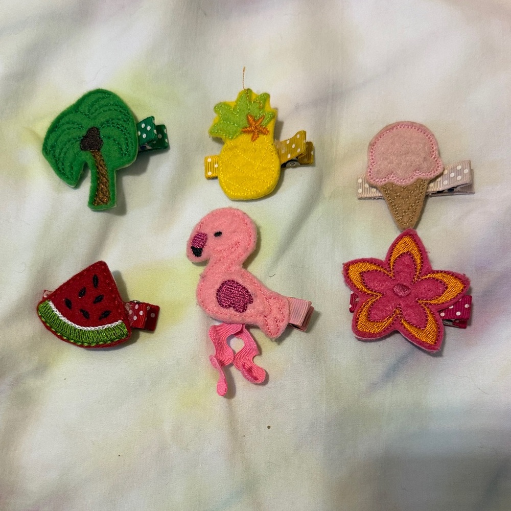Assorted colorful Hair Clip Set